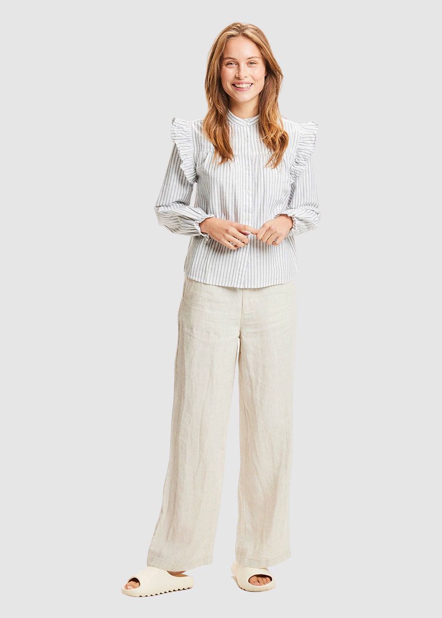 Ruffle Stripe Blouse Ruffle Stripe Blouse