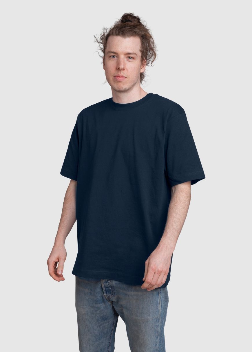 T-Shirt Heavy Weight Man French Navy