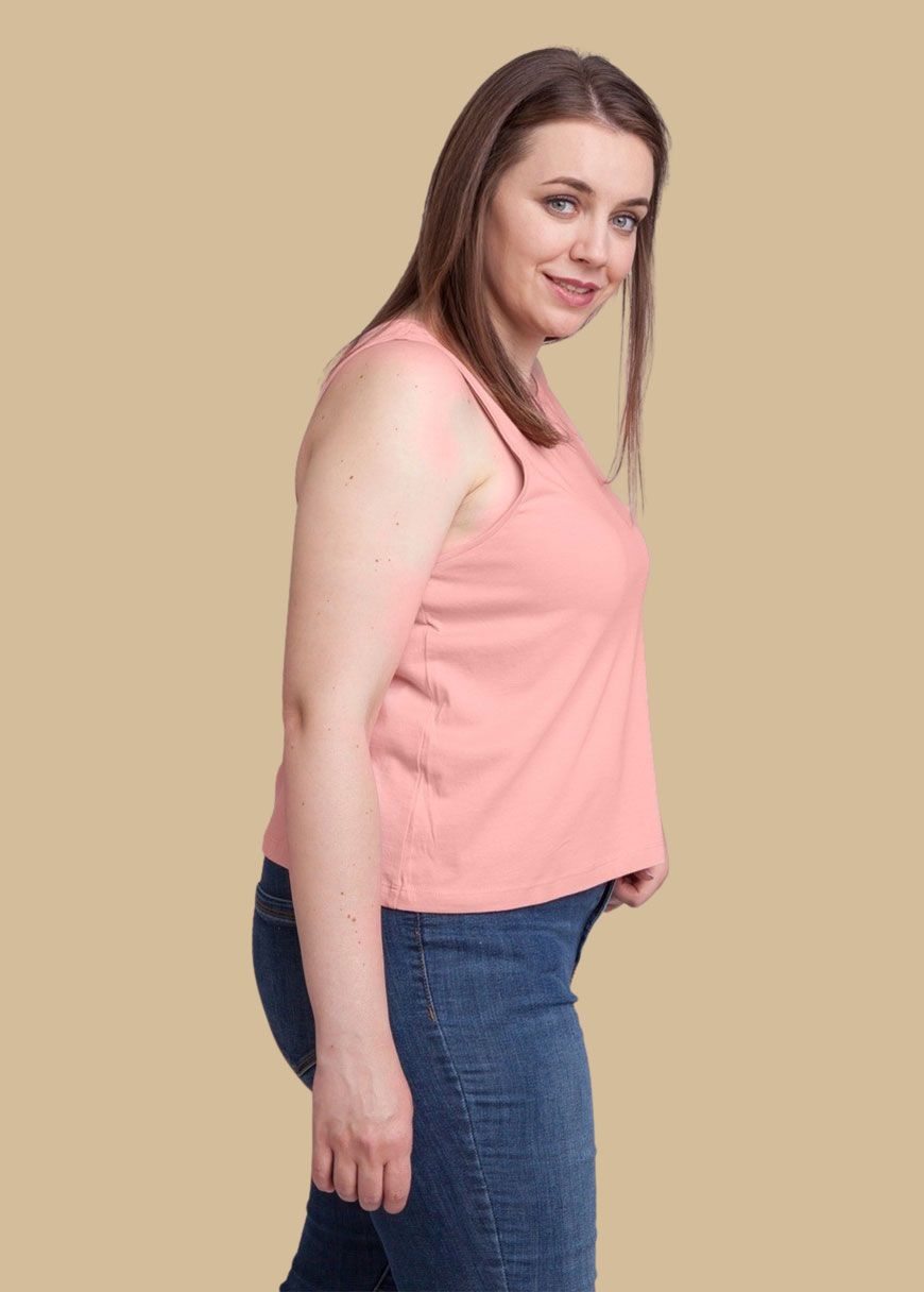 Cropped Oversized Tanktop Woman