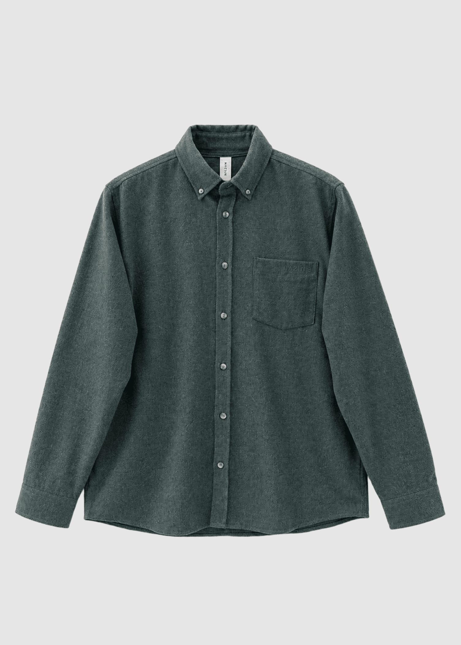 mazine-melange-flannel-shirt-bottle-melange-6.jpeg Melange Flannel Shirt Bottle Melange