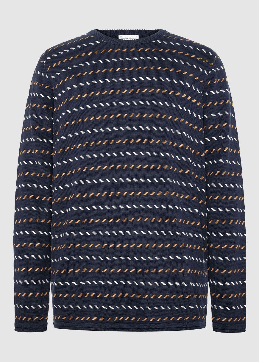 knowledge_cotton_apparel_jacquard_knit_AW_25_KCA_1080103_1412_Night_Sky_2_b97624c1ae Jacquard Knit