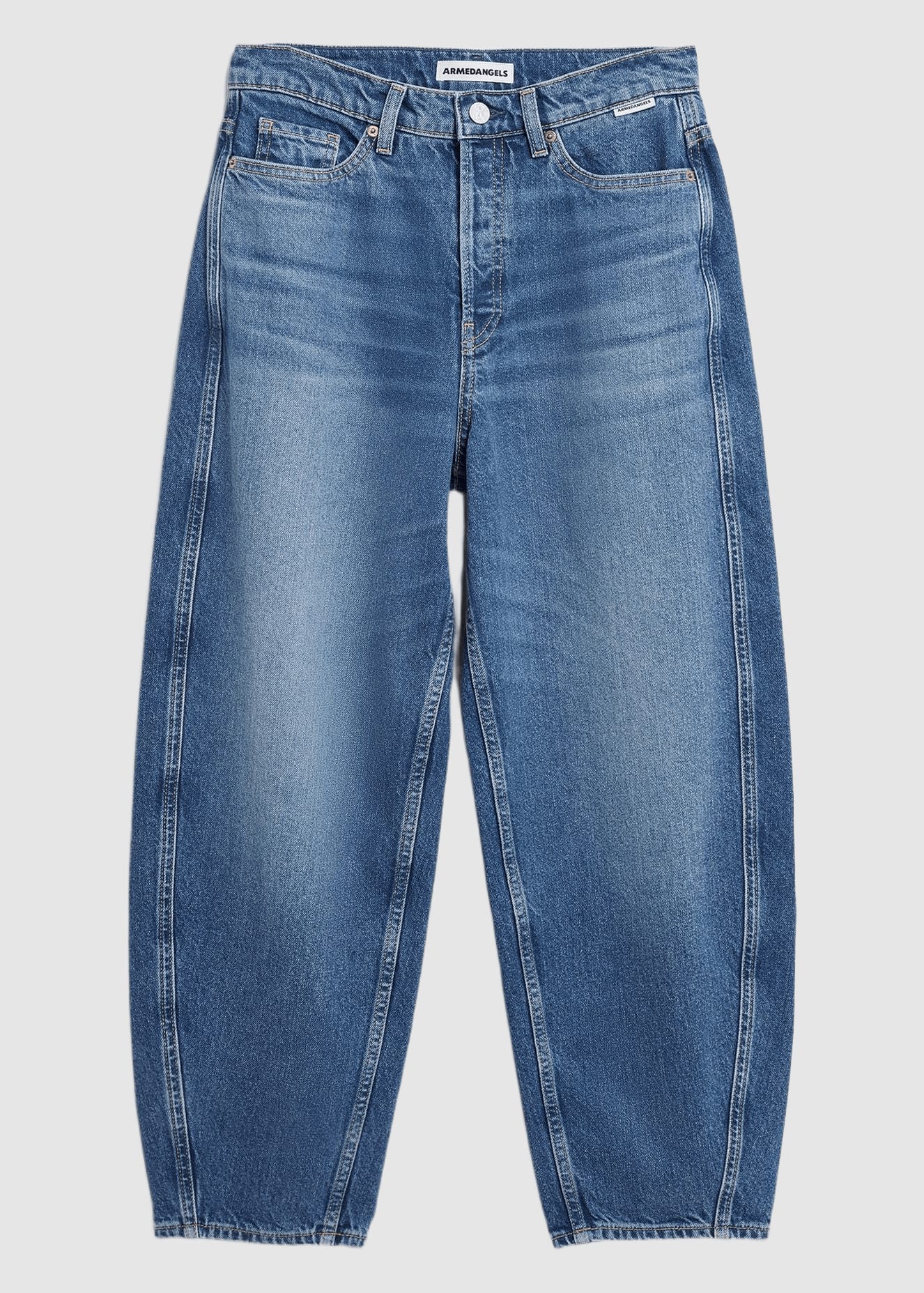 Baarly High Waist Barrel Jean Crunchy