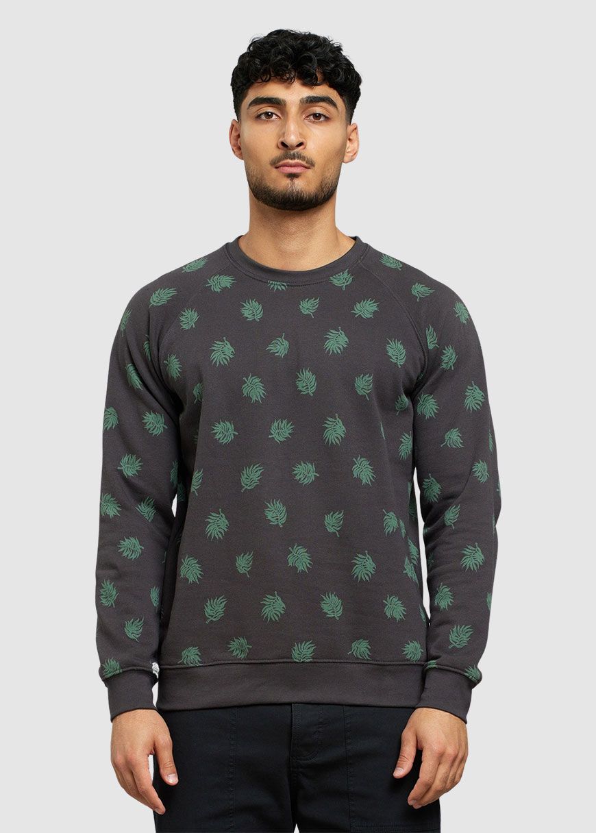 Sweatshirt Malmoe Leaf AOP