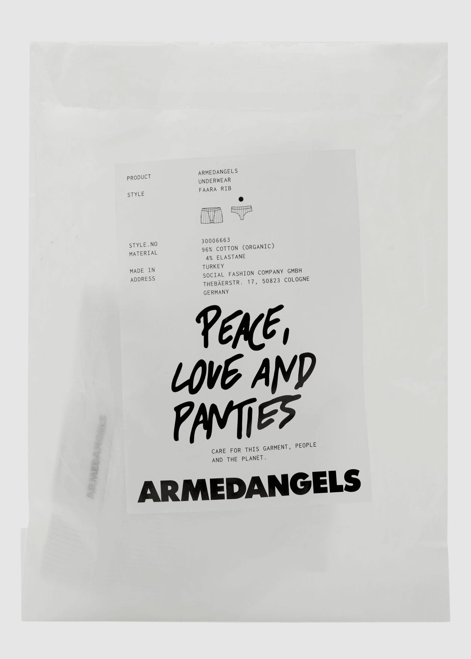 Birtaa Shorty Grey Blush Faara Thong Morning Blue