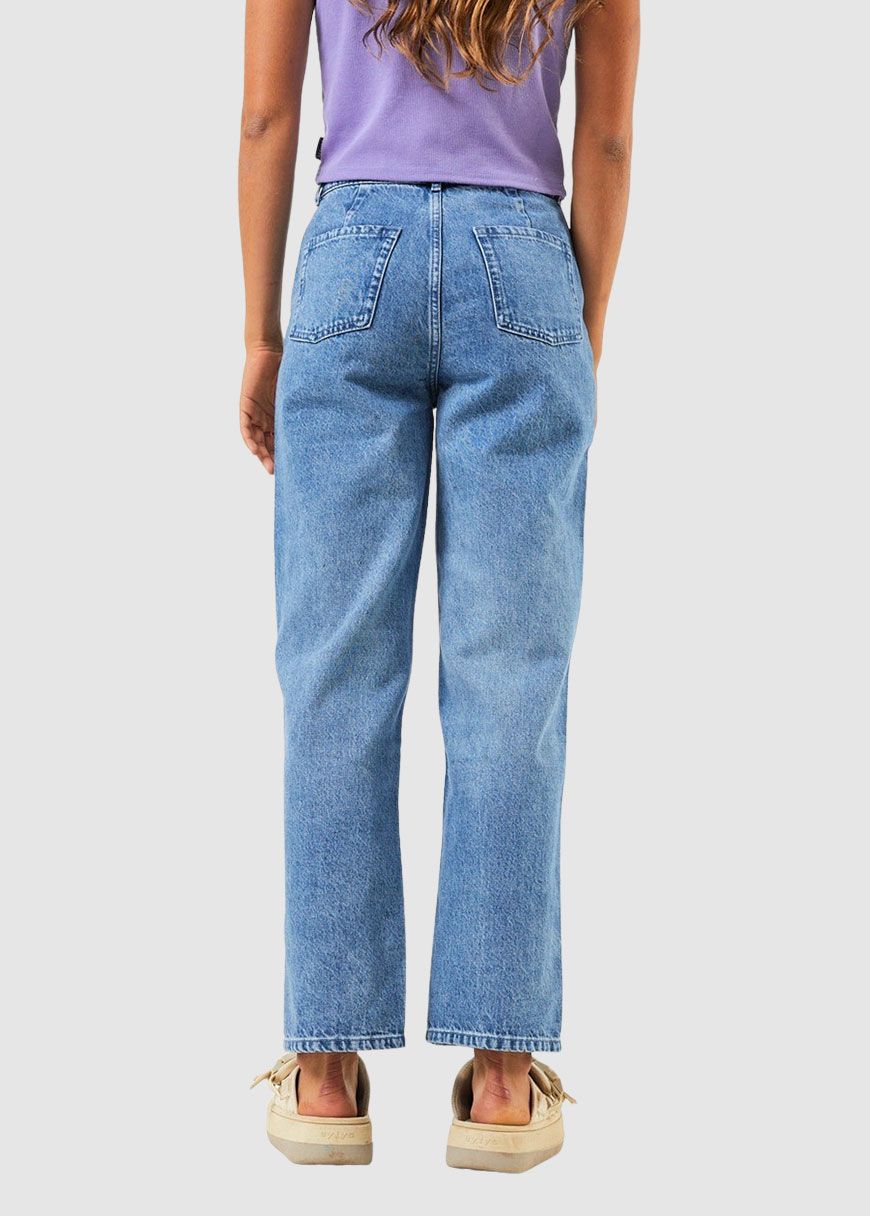 Shelby Hemp Denim Wide Leg Jean Long