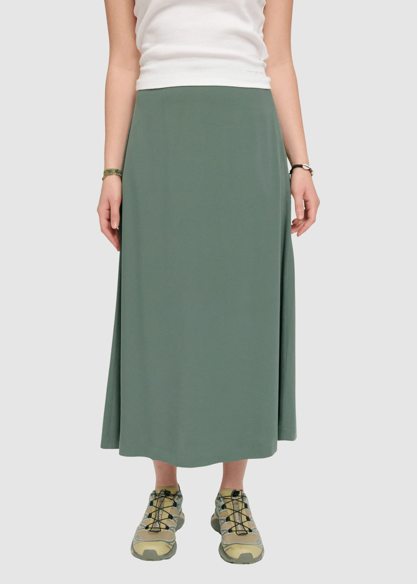Viscose Midi Skirt Bottle