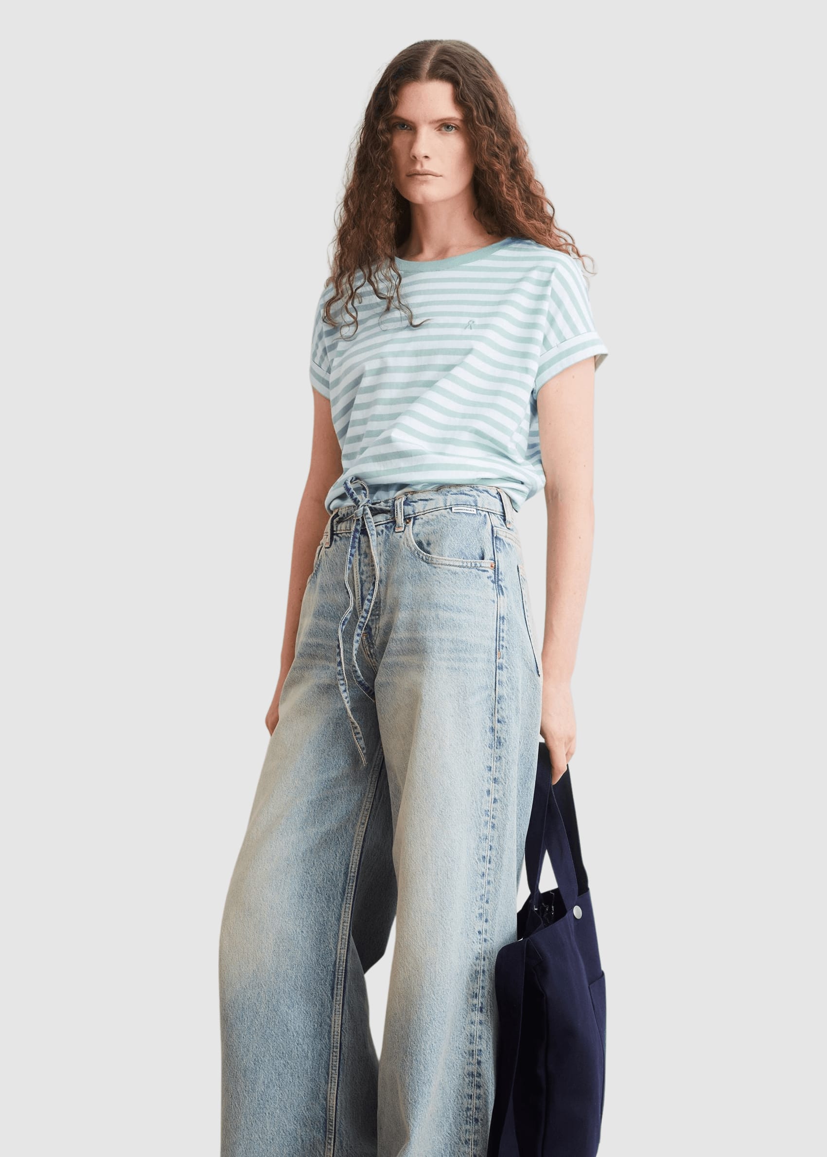 Idaara Stripe T-Shirt White-Foam Idaara Stripe T-Shirt White-Foam