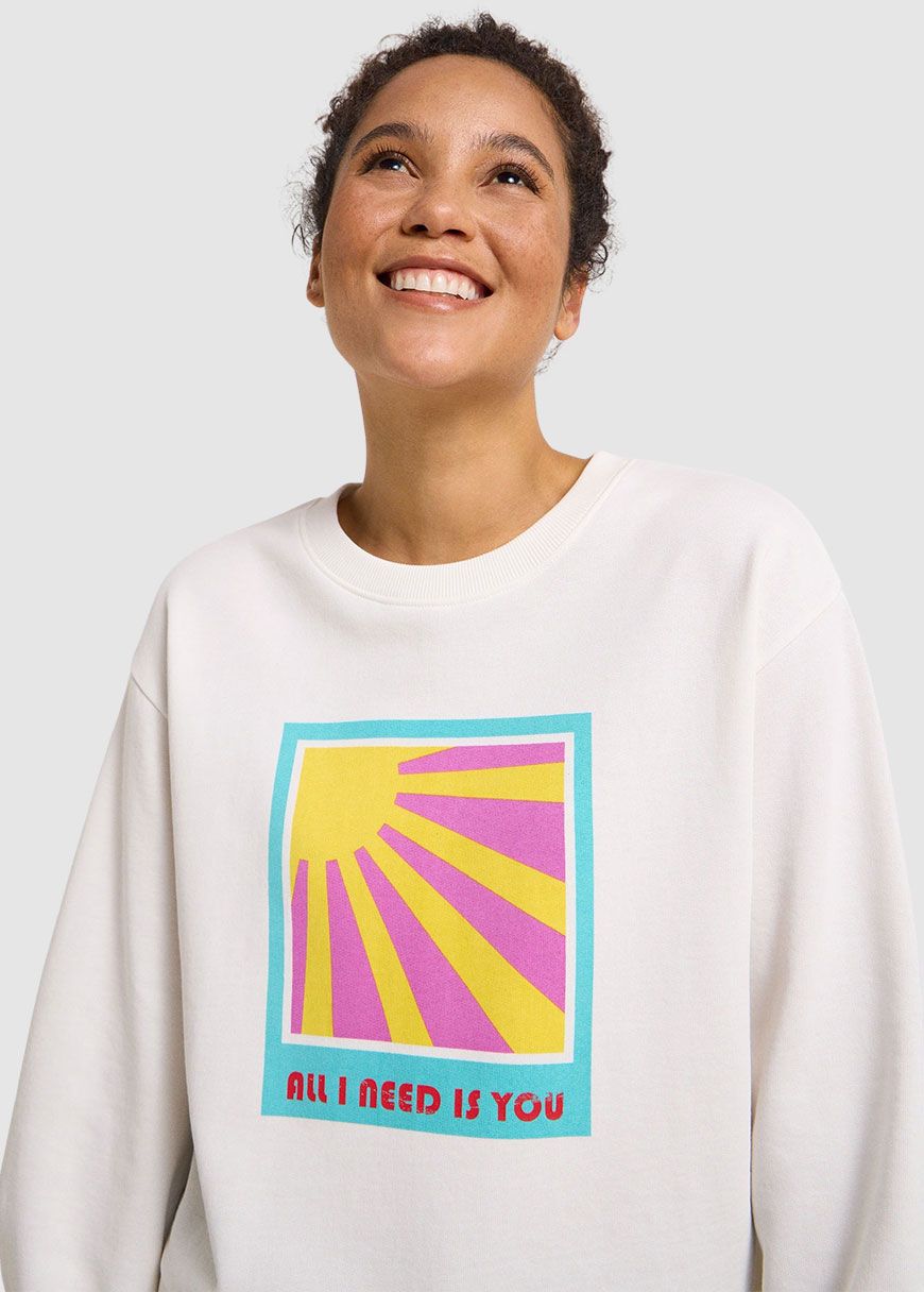 Statement Sweatshirt Sun Statement Sweatshirt Sun