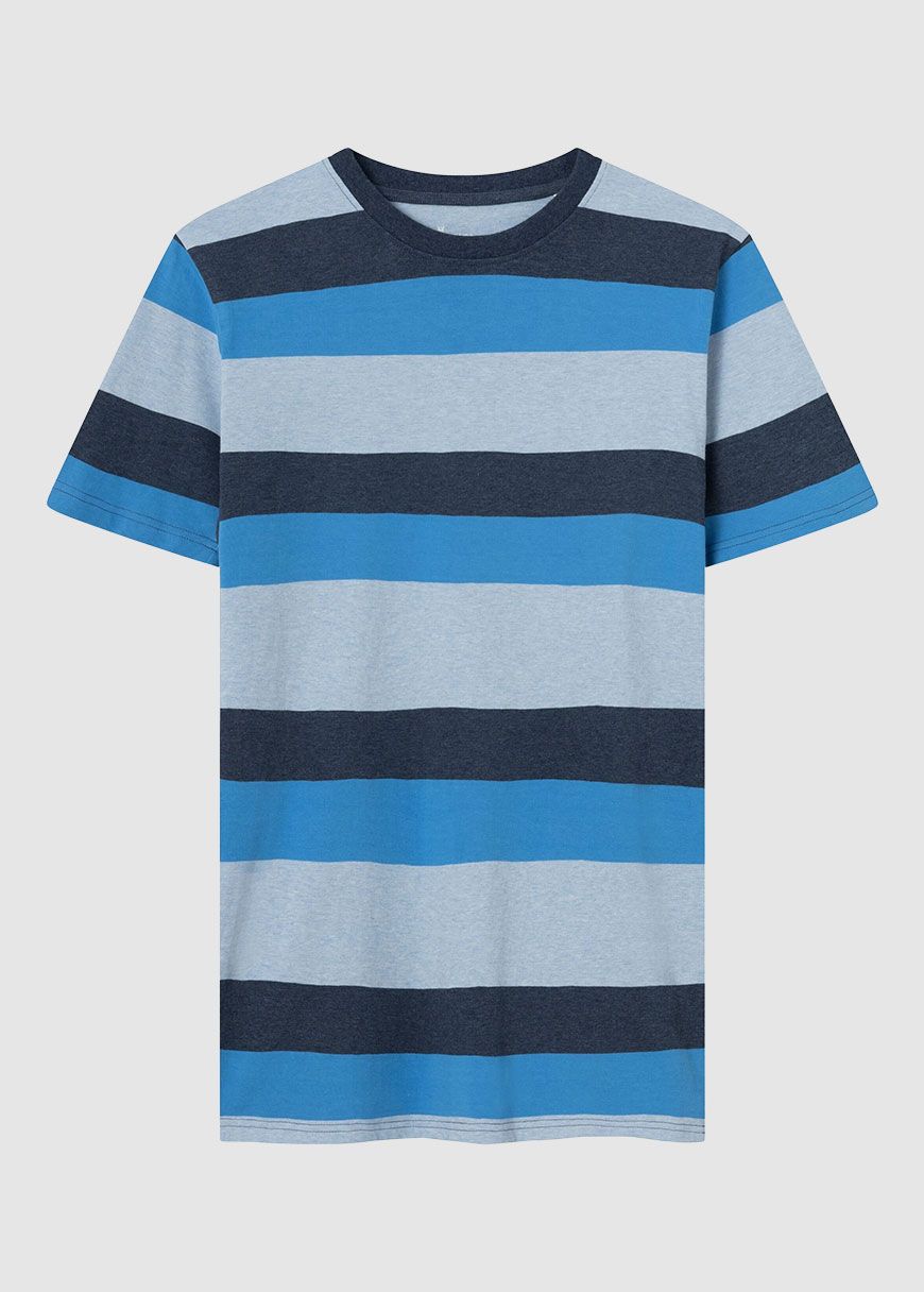 Regular Block Striped T-Shirt Regular Block Striped T-Shirt