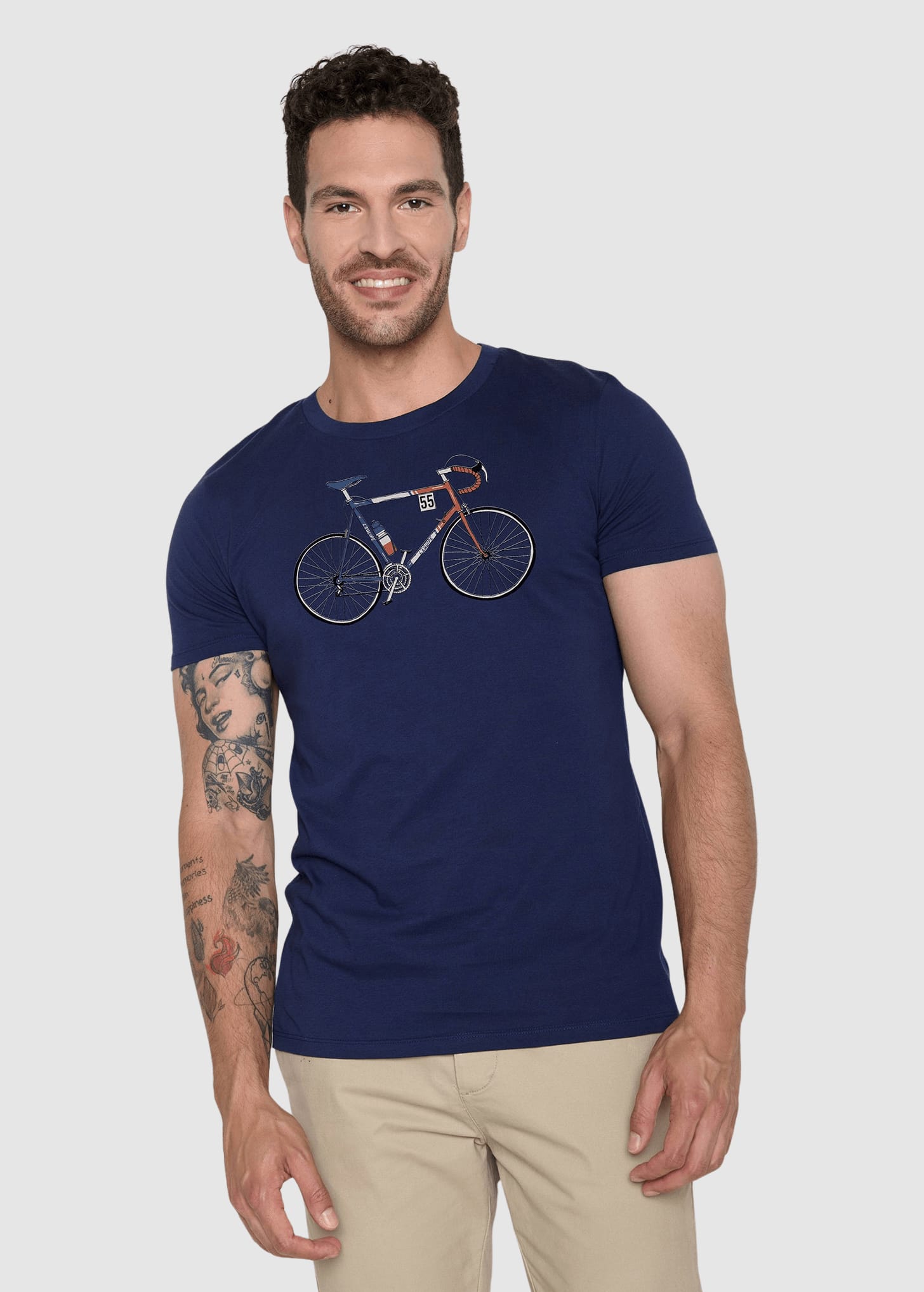 Bike Jacques Guide T-Shirt Navy