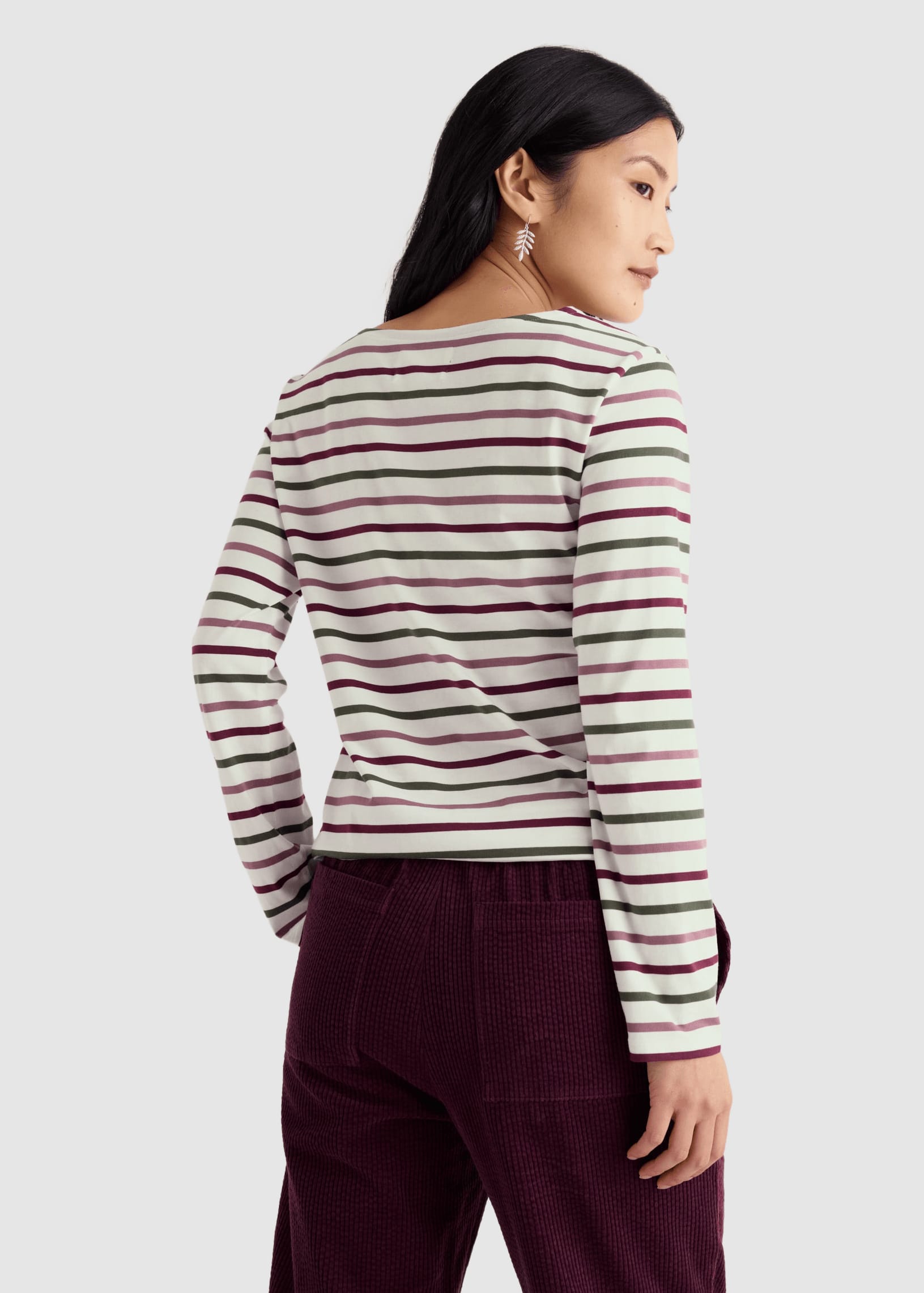 Sailor Shirt Tri Breton Dried Rose