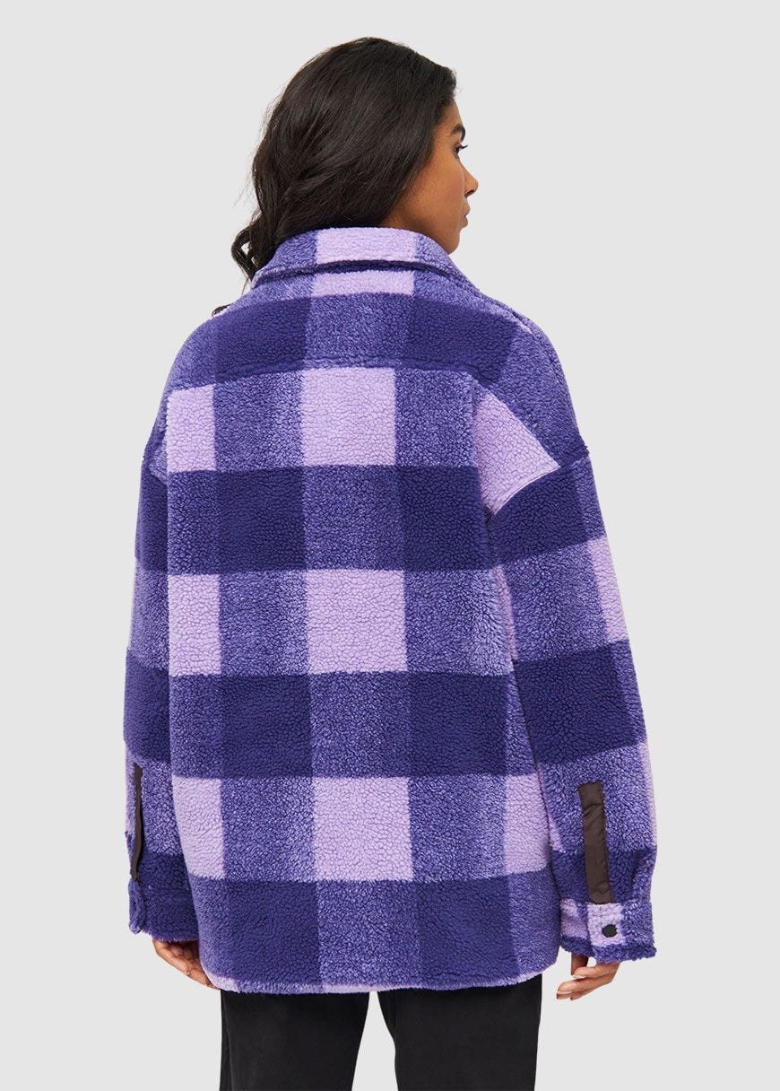 Checked Teddy Overshirt Checked Teddy Overshirt