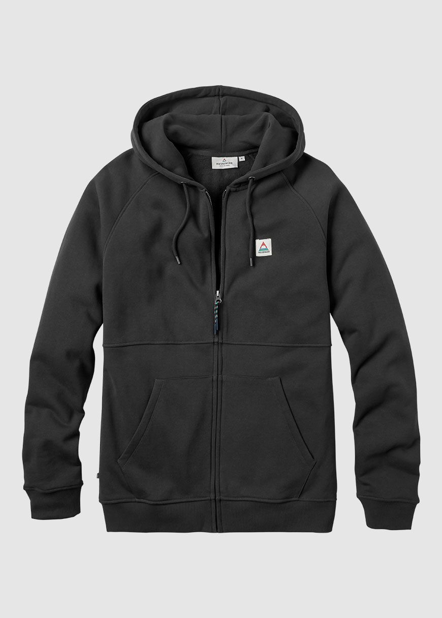 passenger_heritage_full_zip_recycled_cotton_hoodie_AW_25_PAS_M_HD_PPBIF_Black_1_28317bc7c4 Heritage Full Zip Recycled Cotton Hoodie