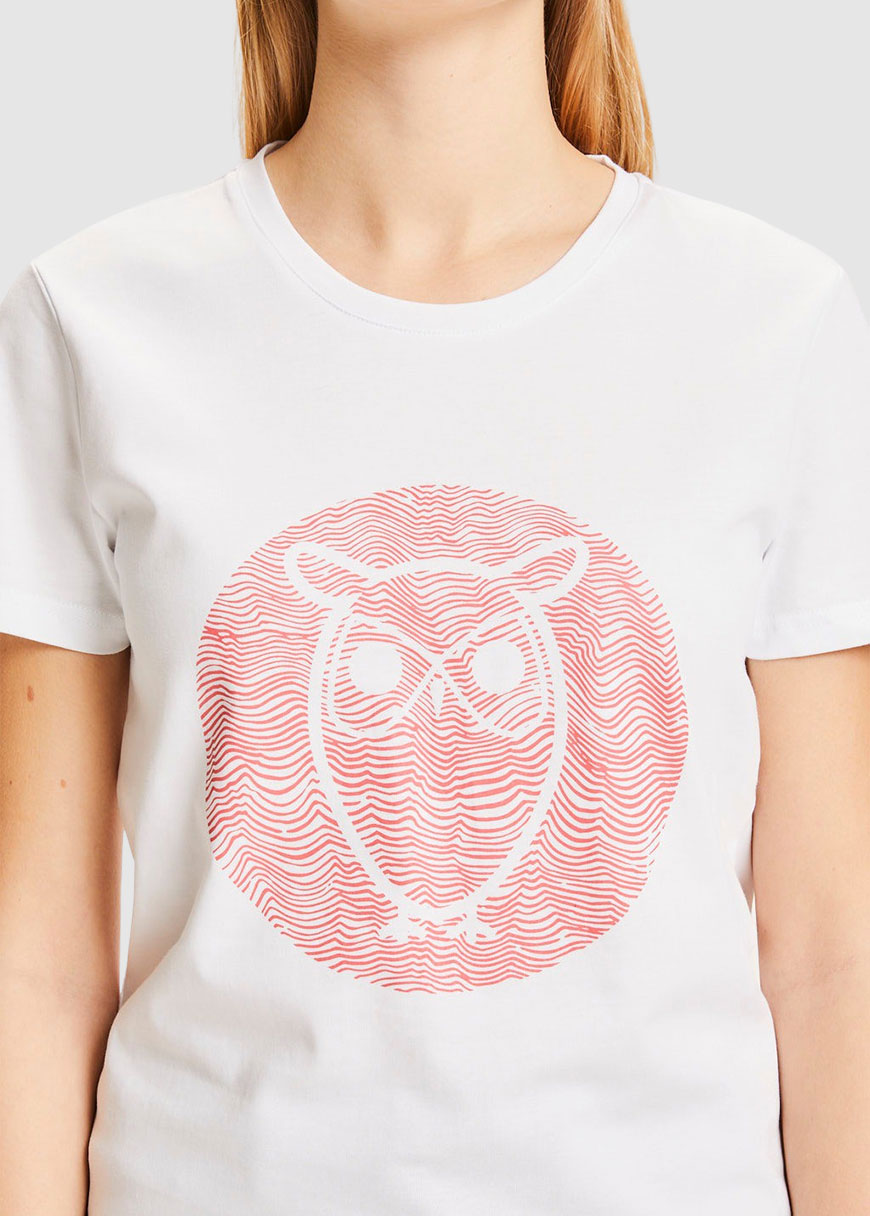 Rosa Owl Line Printed Tee