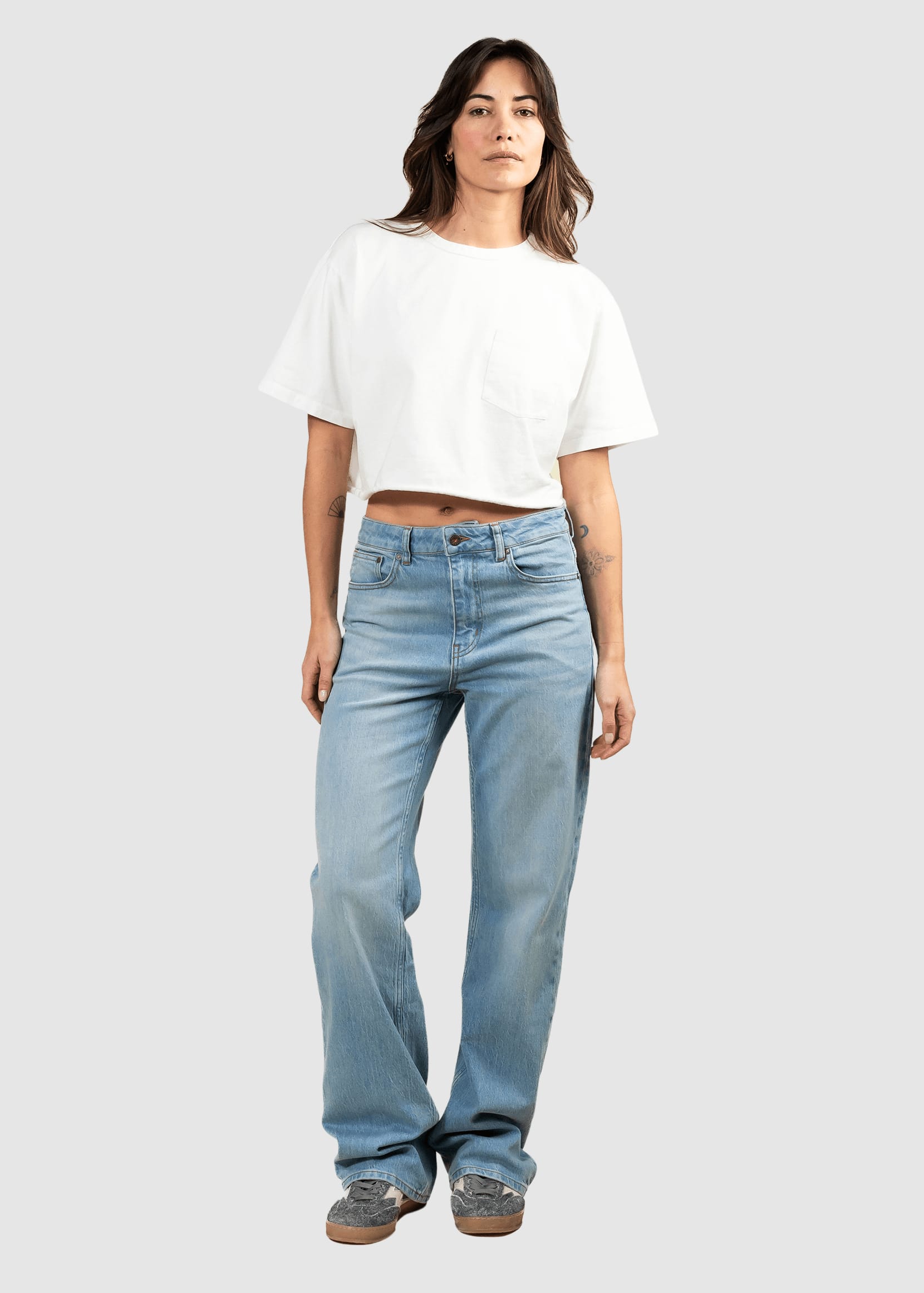 Izabella Straight Aegean Blue