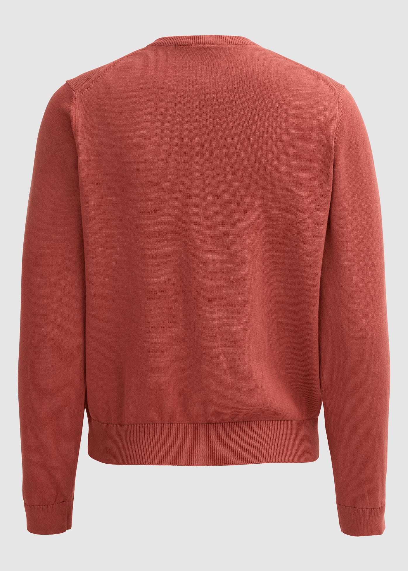 Feinstrick-Jacke Terrakotta