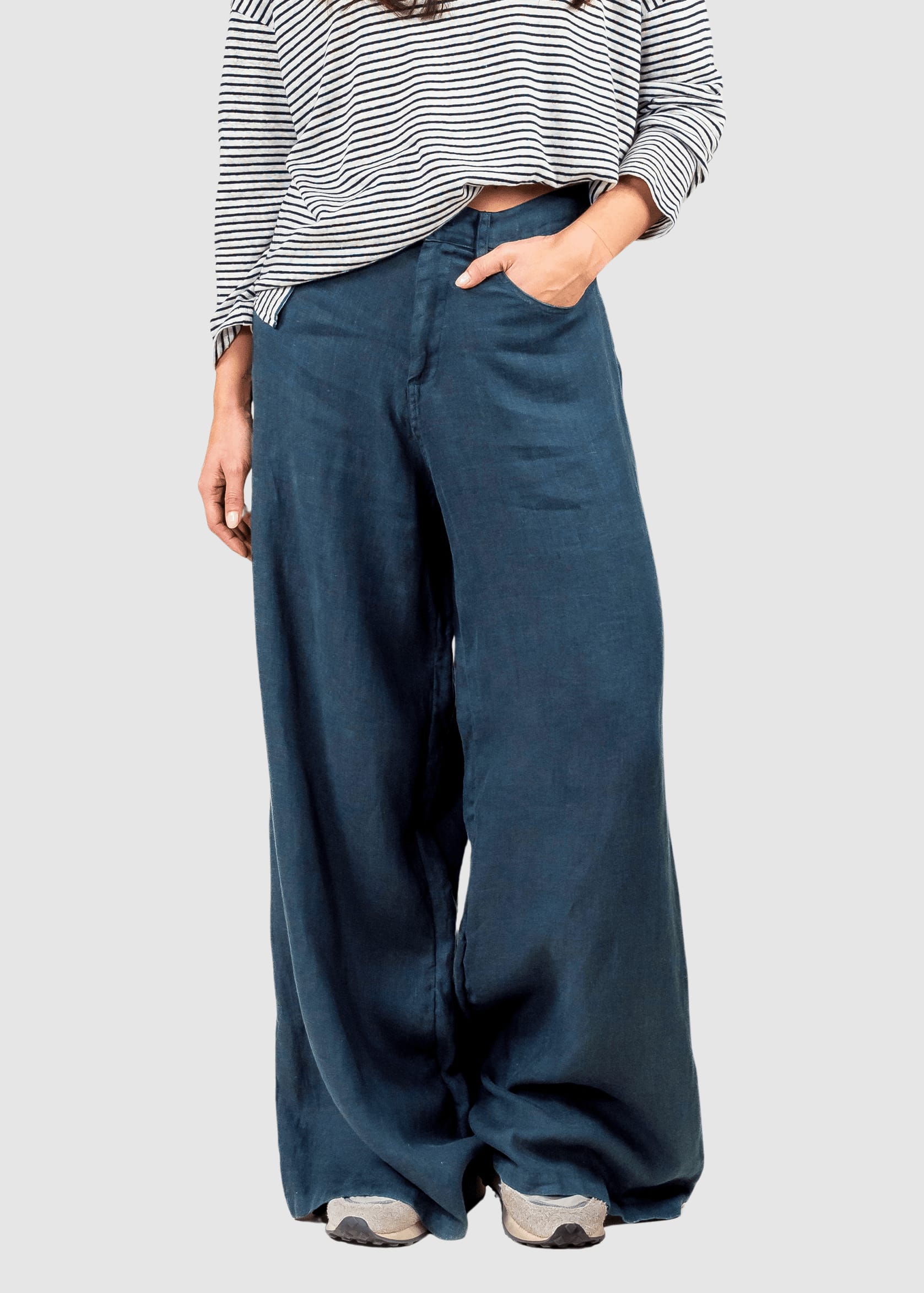 Loren Linen Pant Vintage Grey Loren Linen Pant Vintage Grey