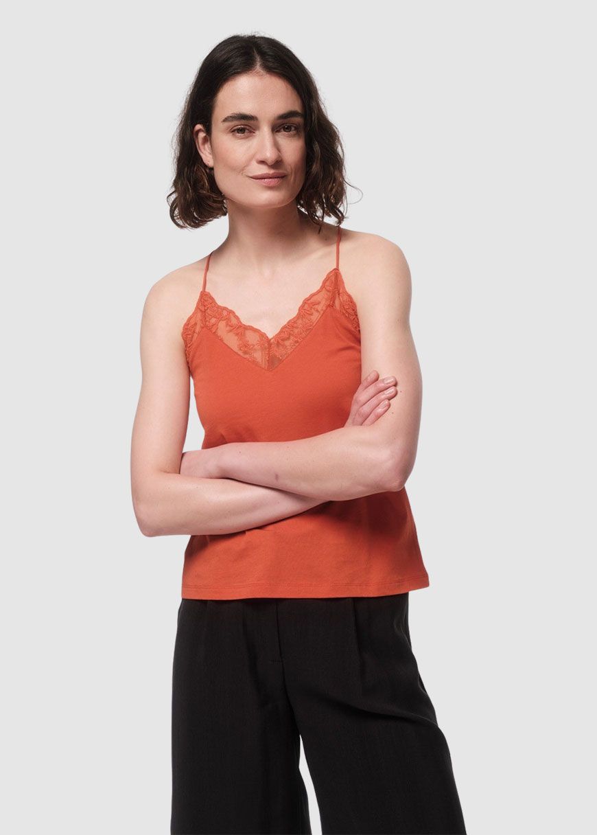 Top mit Spitze Top mit Spitze
