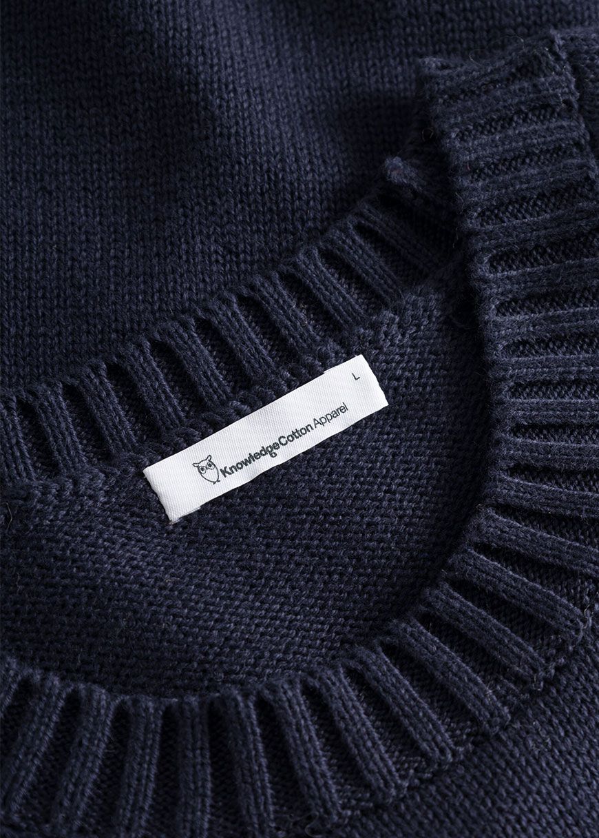 Plain Knitted Crew Neck