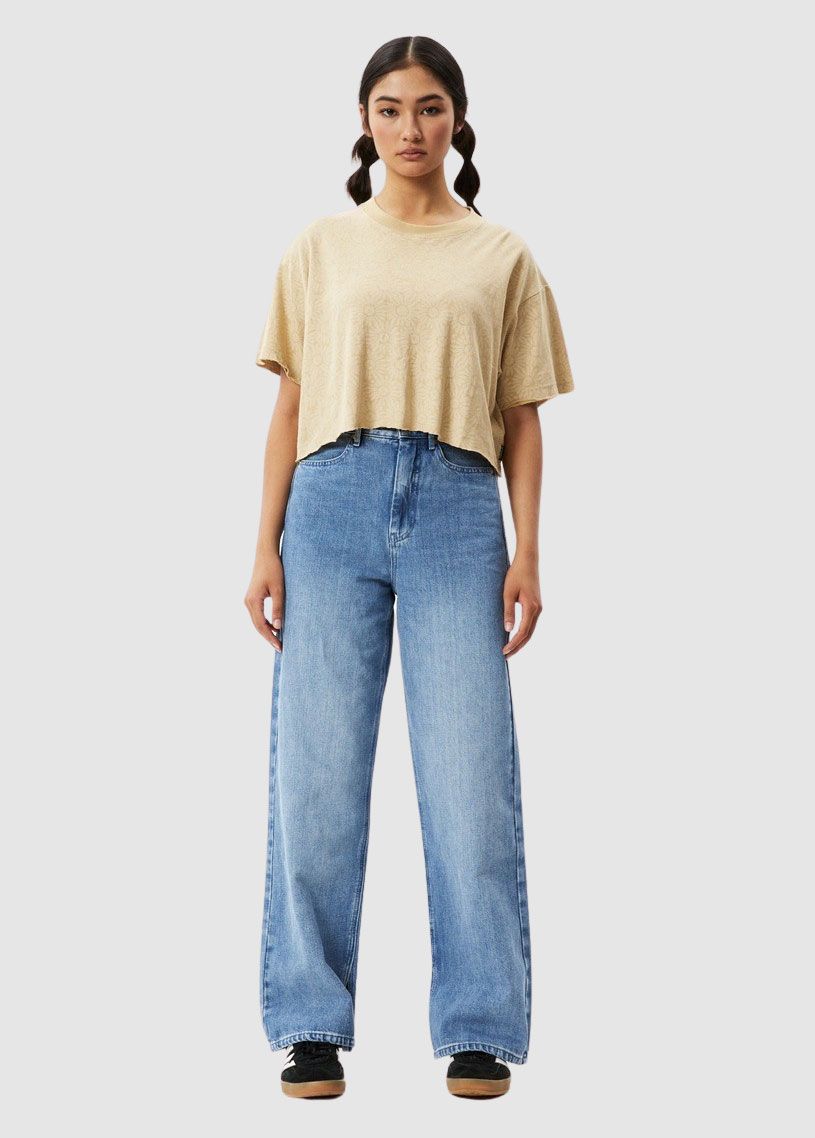 Dandy Slay Hemp Cropped Tee