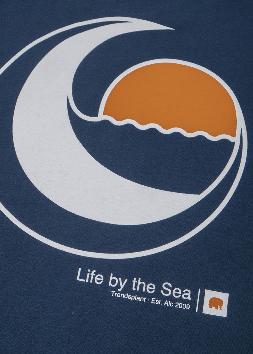 Men's Life By The Sea V Organic T-Shirt