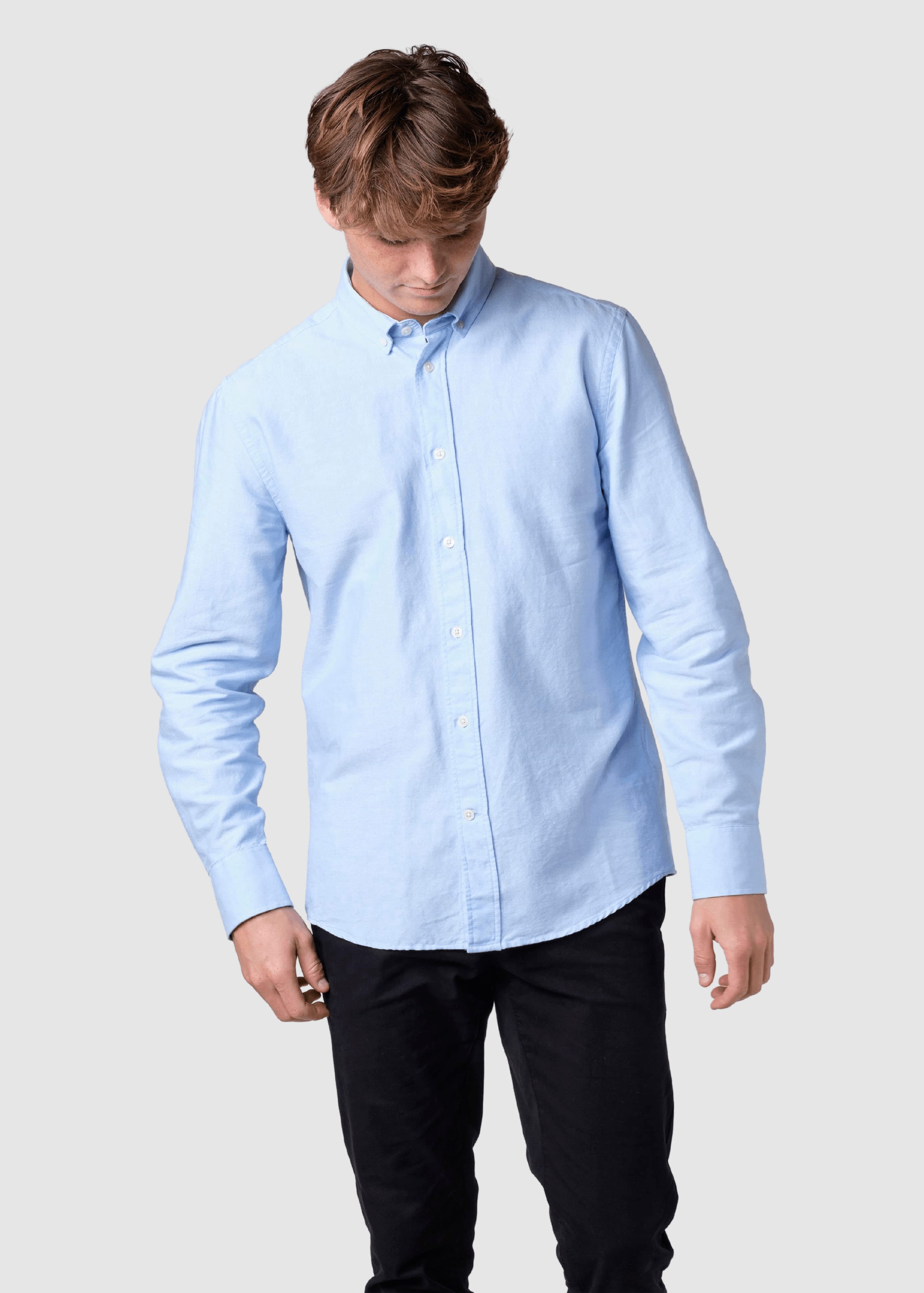 Basic Shirt Blue Melange