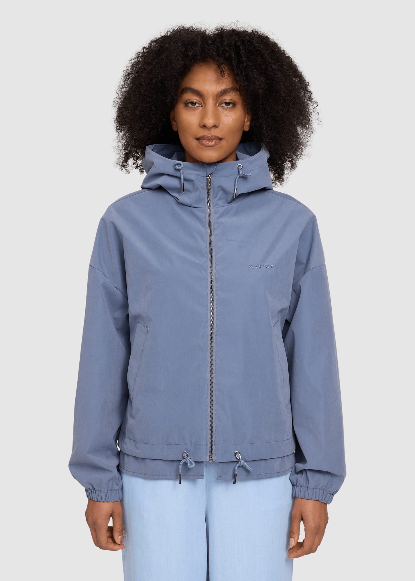 Layer Look Light Jacket Slate Blue Layer Look Light Jacket Slate Blue