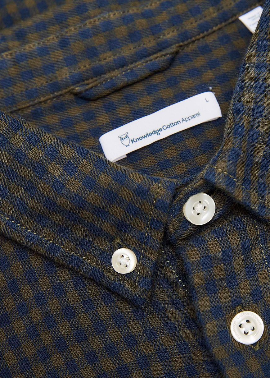 Regular Fit Double Layer Checkered Shirt Regular Fit Double Layer Checkered Shirt