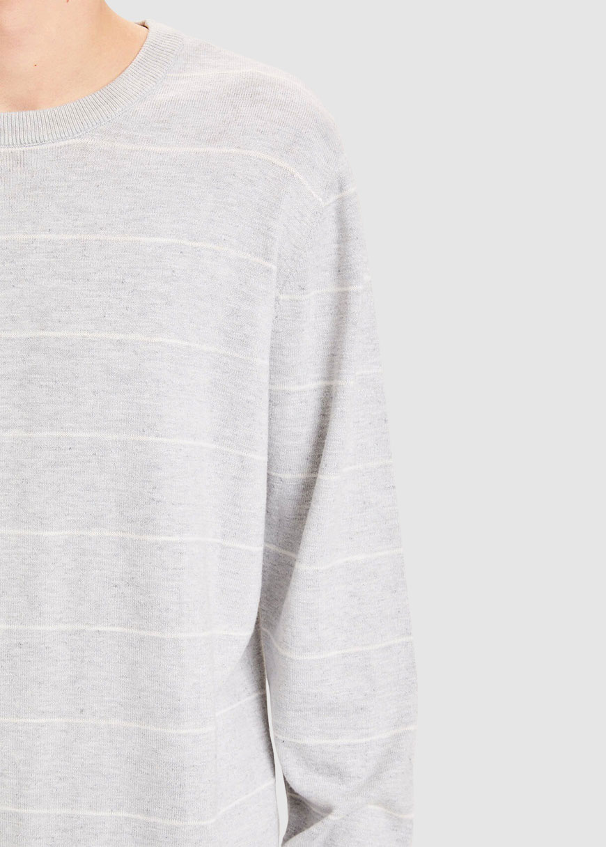 Forrest O-Neck Striped Knit