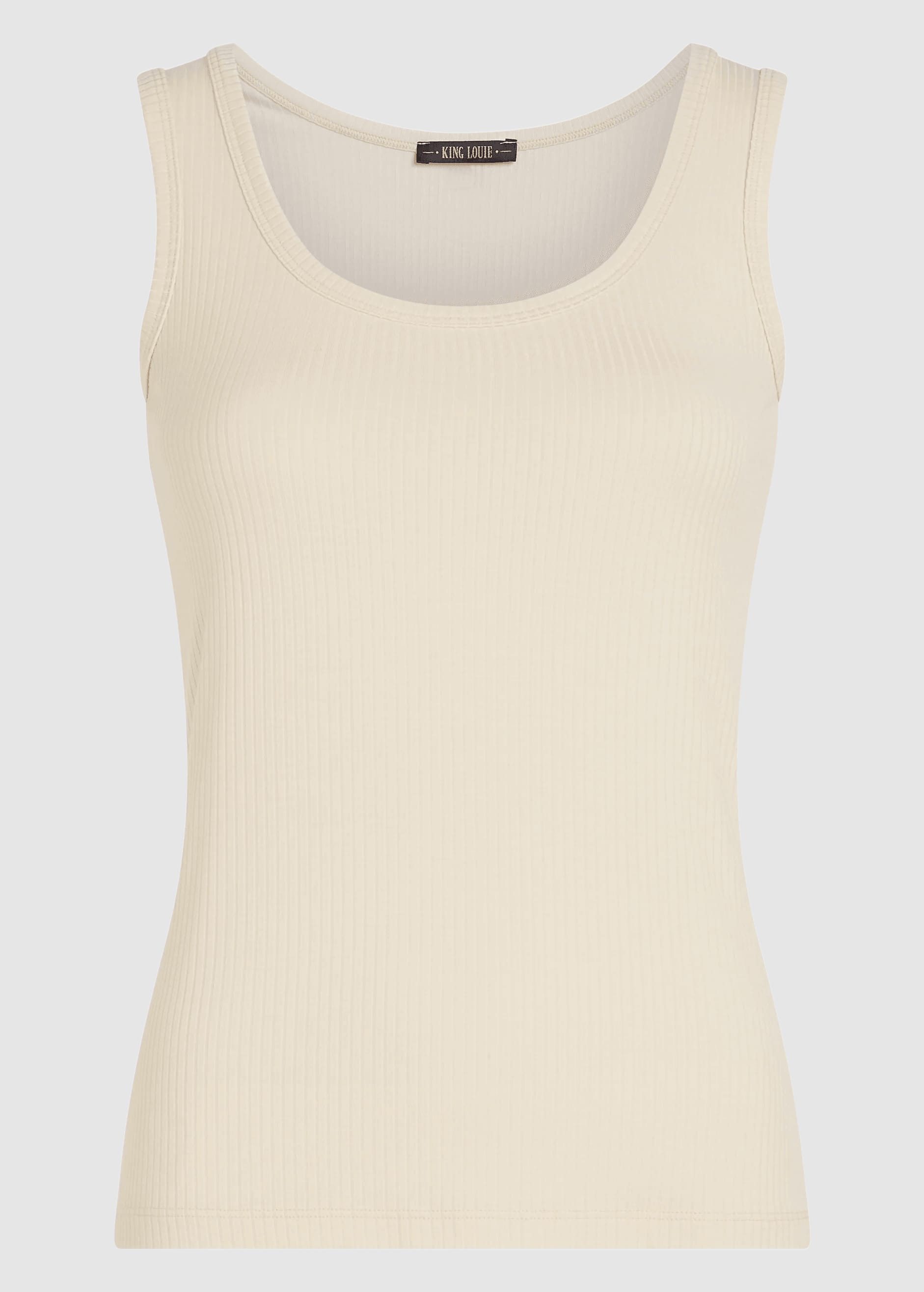 Brigitta Camisole Uni Rib Cream