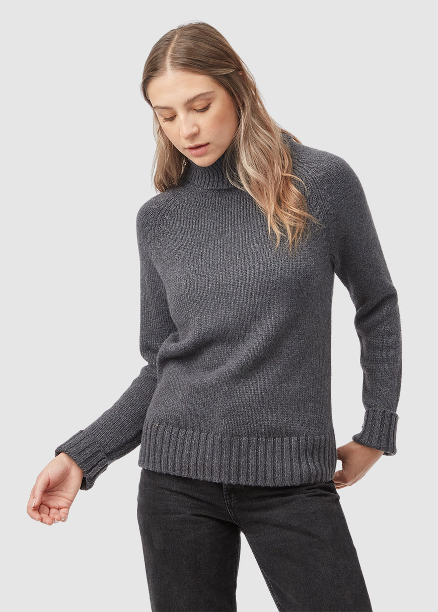 W Highline Wool Turtleneck Sweater