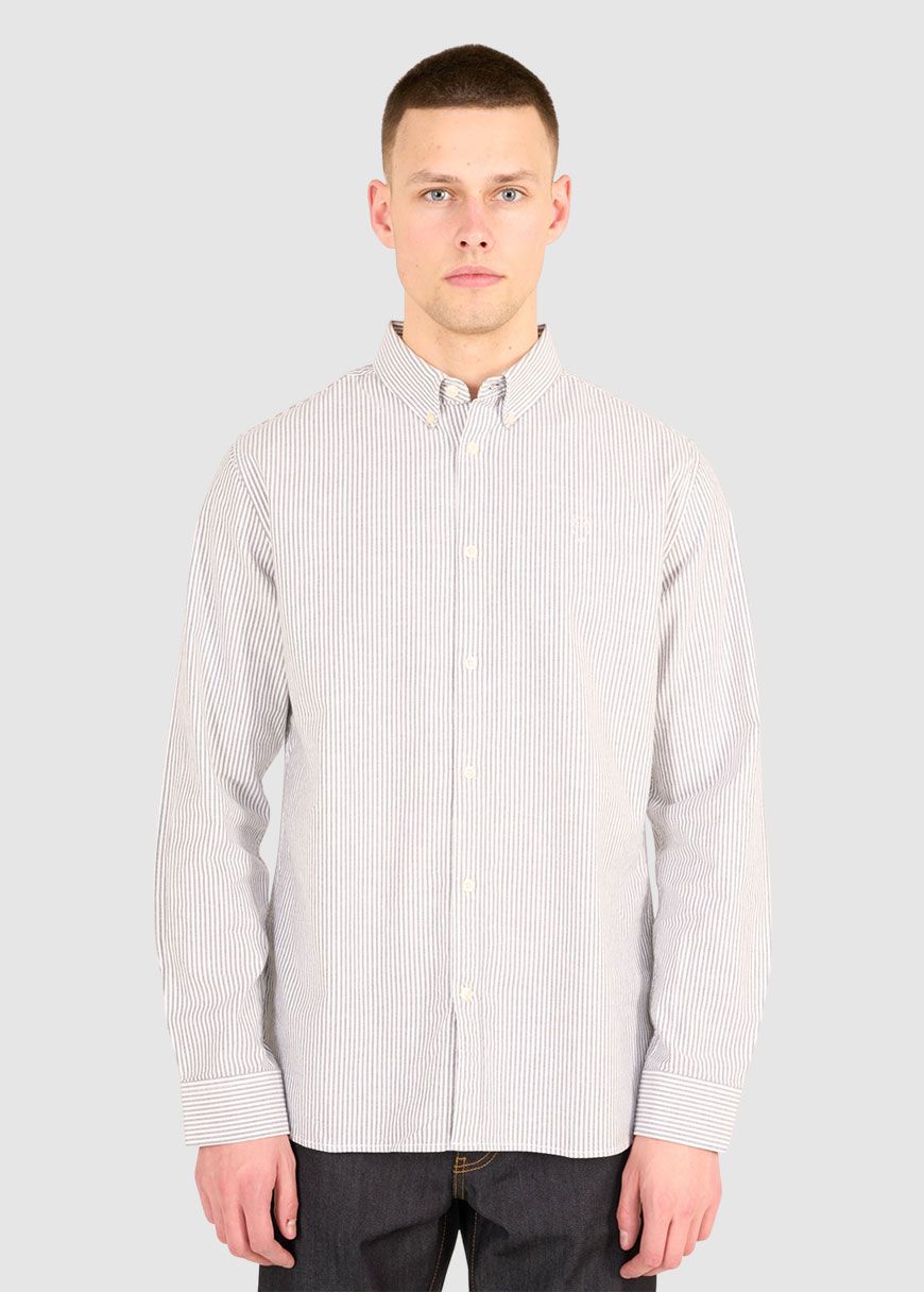 Owl Striped Oxford Custom Tailored Shirt Owl Striped Oxford Custom Tailored Shirt
