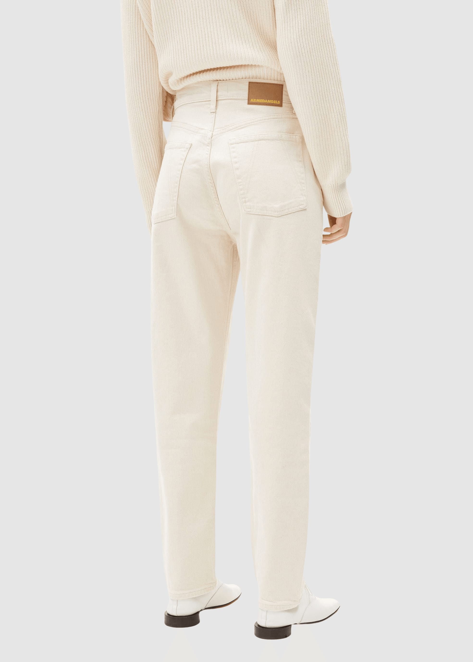 Mairaa High Waist Mom Jean Undyed Mairaa High Waist Mom Jean Undyed