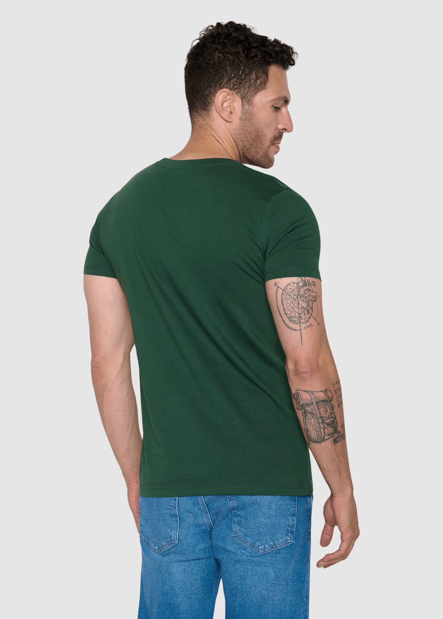 Turtle Walk Guide T-Shirt Bottle Green