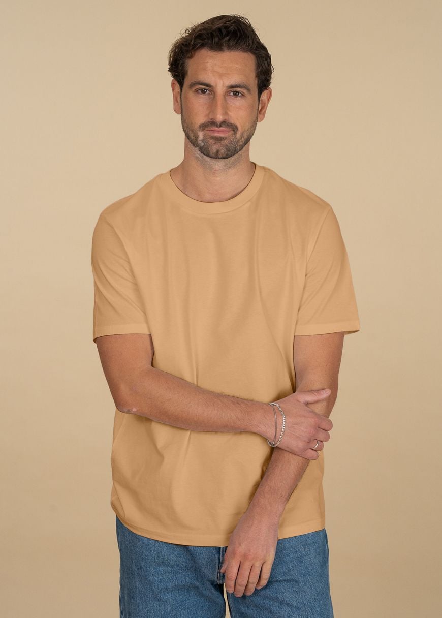 GXB-STTU169-LATTE-01.jpg Classic T-Shirt Man Latte