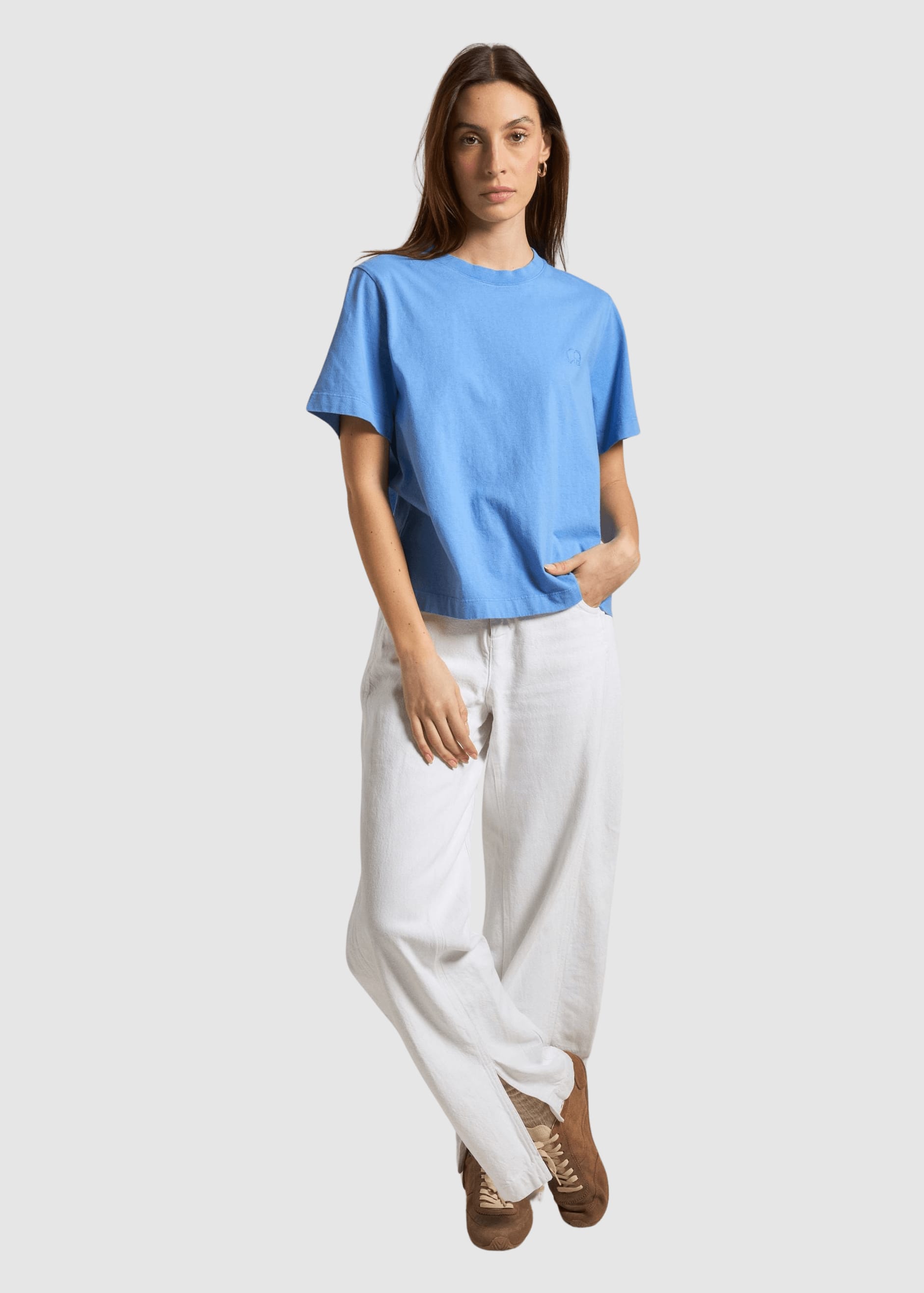 Women’s Essential Sunwashed T-Shirt Ultramarine Blue Women’s Essential Sunwashed T-Shirt Ultramarine Blue