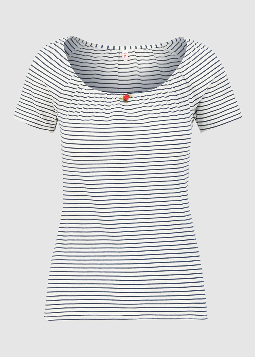 Logo Stripe Heart T-Shirt