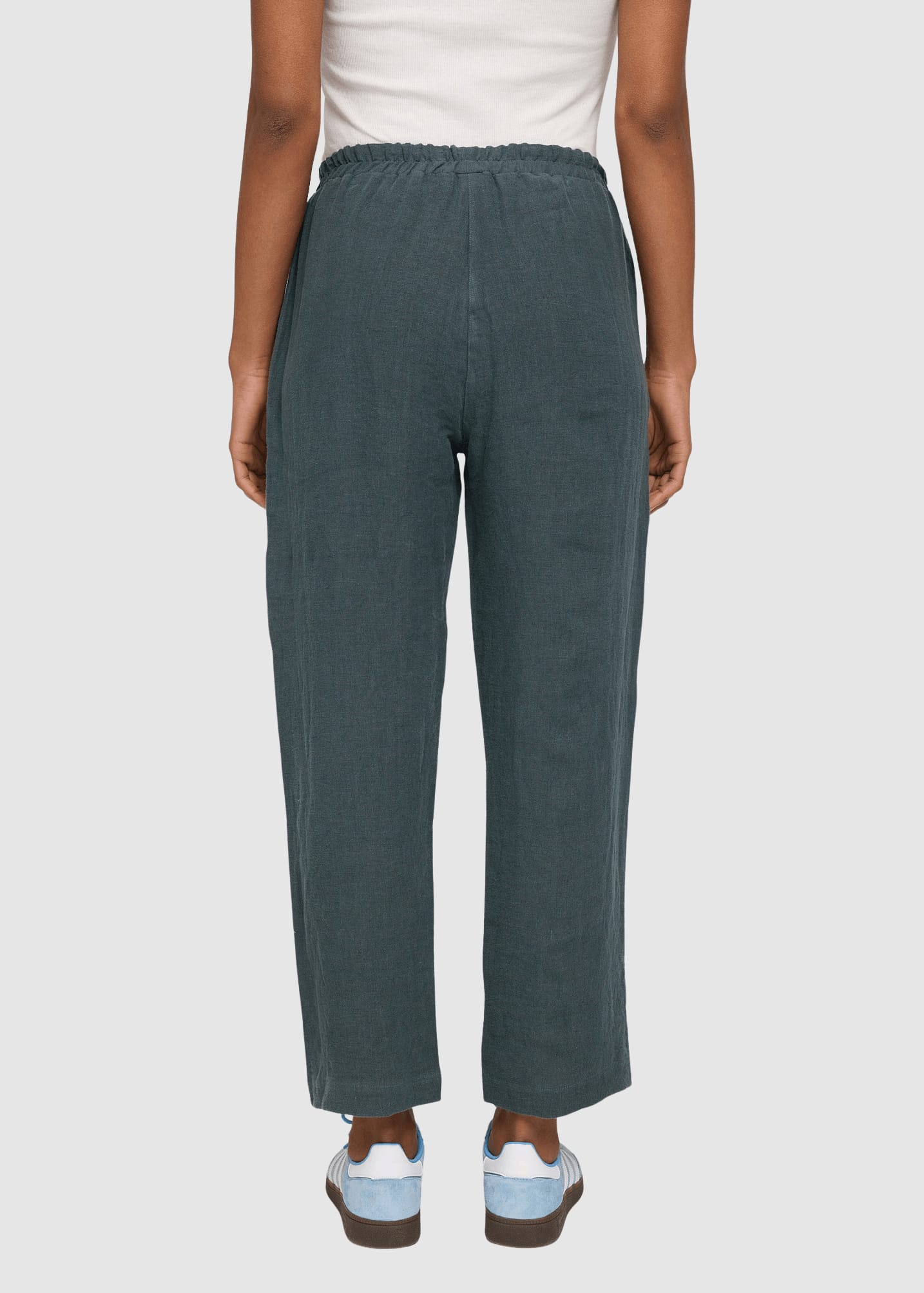 Straight Leg Linen Pants Bottle