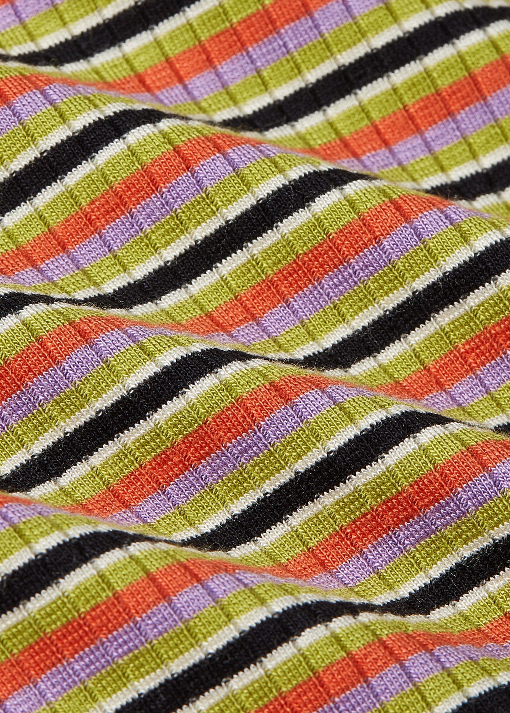 Boxy Tee Mistral Stripe Green Envy