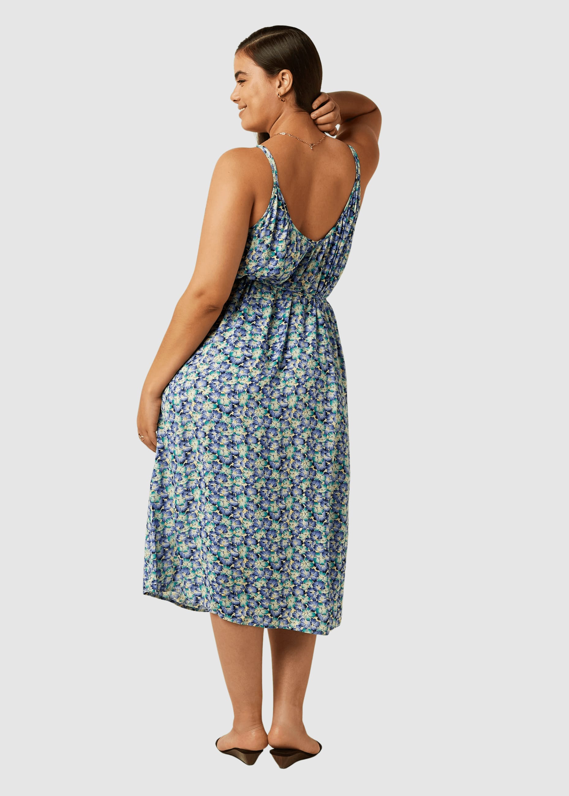 Lara Midi Dress Azores Beacon Blue