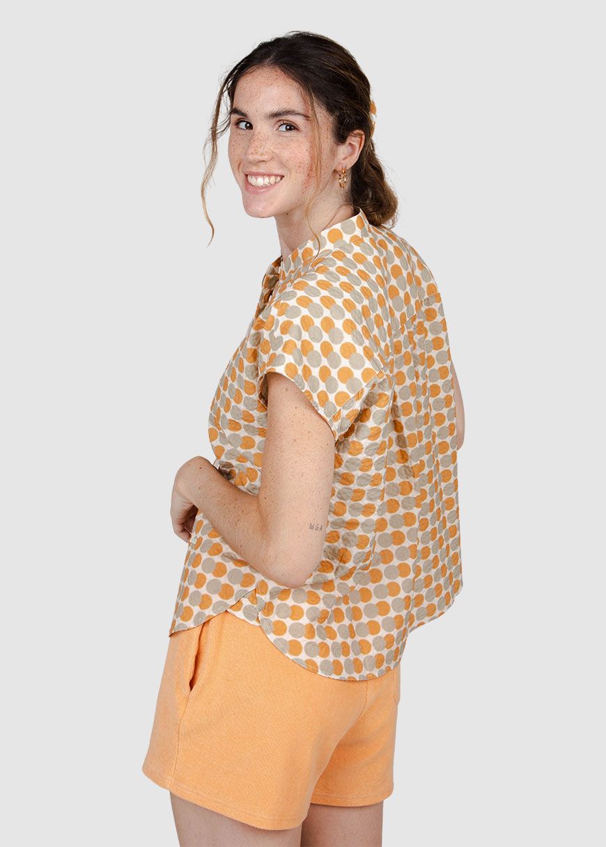 Eclipse Sleeveless Mao Blouse Eclipse Sleeveless Mao Blouse