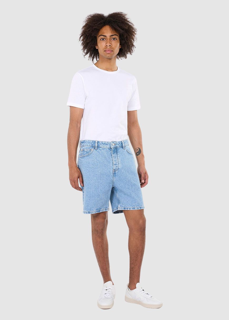 Reborn 5-Pocket Bleached Short