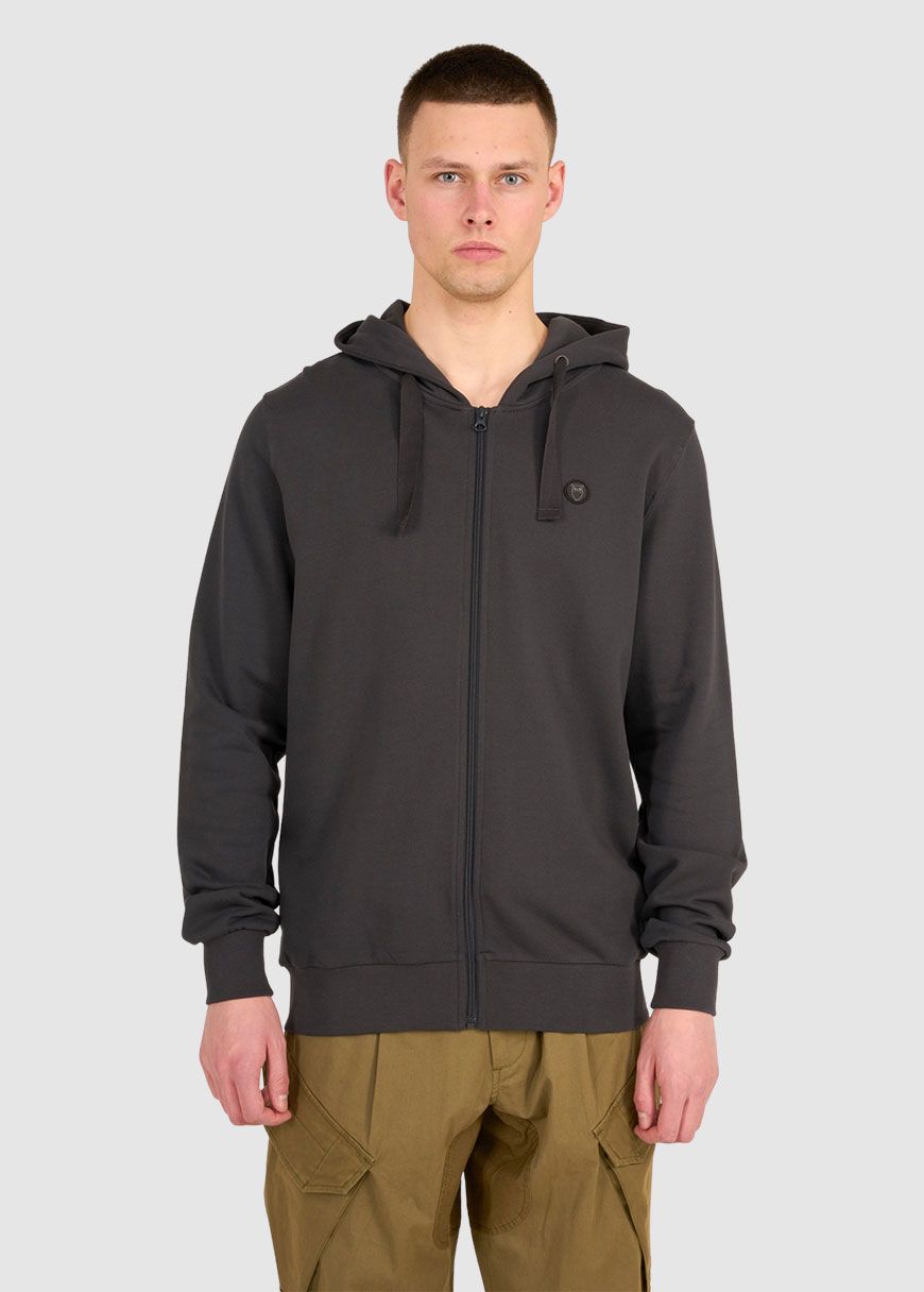 Zip Hood Basic Badge Sweat