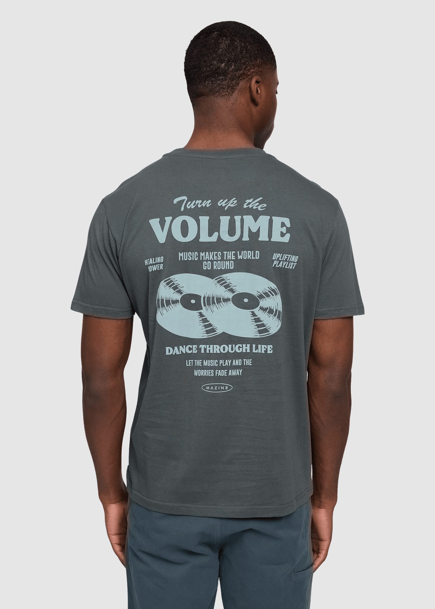 Back Print T-Shirt Bottle Records