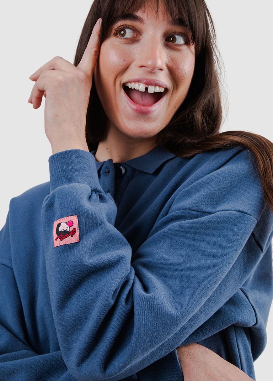 Brava Gum Polo Sweatshirt