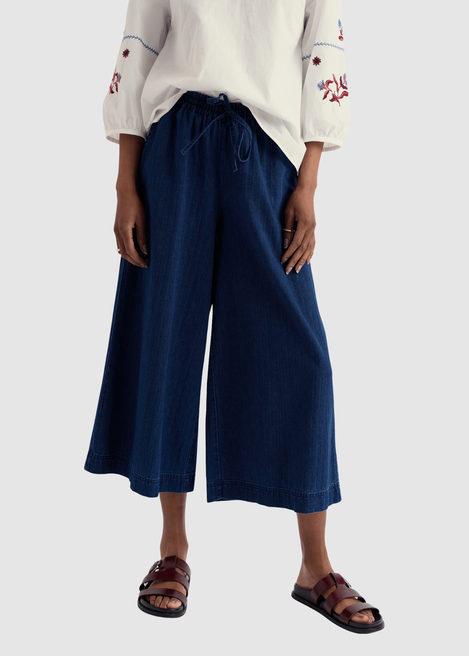 Eskelli Culotte Mid Wash Eskelli Culotte Mid Wash