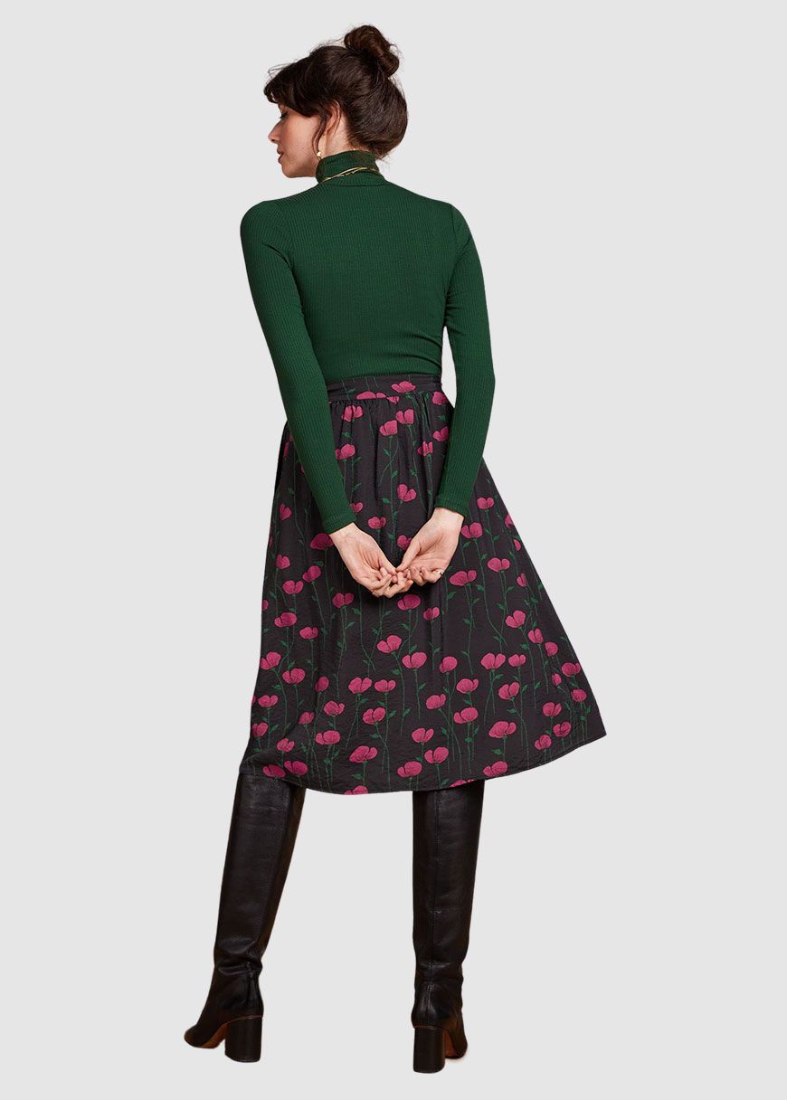 Rollneck Top Uni Rib Rollneck Top Uni Rib