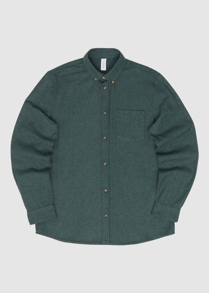 Melange Flannel Shirt
