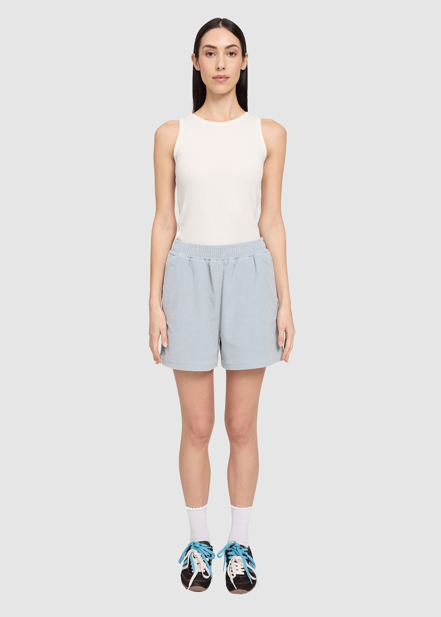 Corduroy Shorts Pearl Blue Corduroy Shorts Pearl Blue
