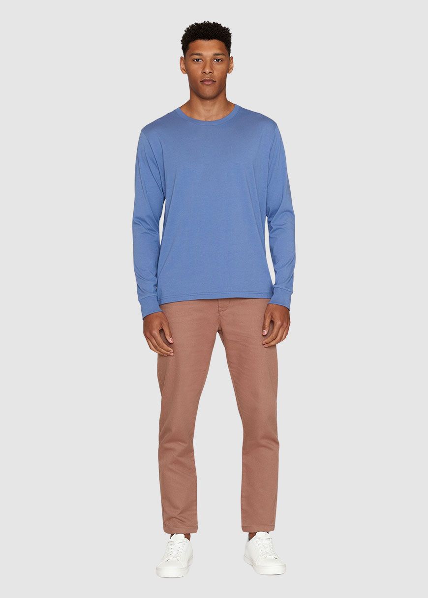 Regular Long Sleeve Recycled Cotton O-Neck Tee Regular Long Sleeve Recycled Cotton O-Neck Tee